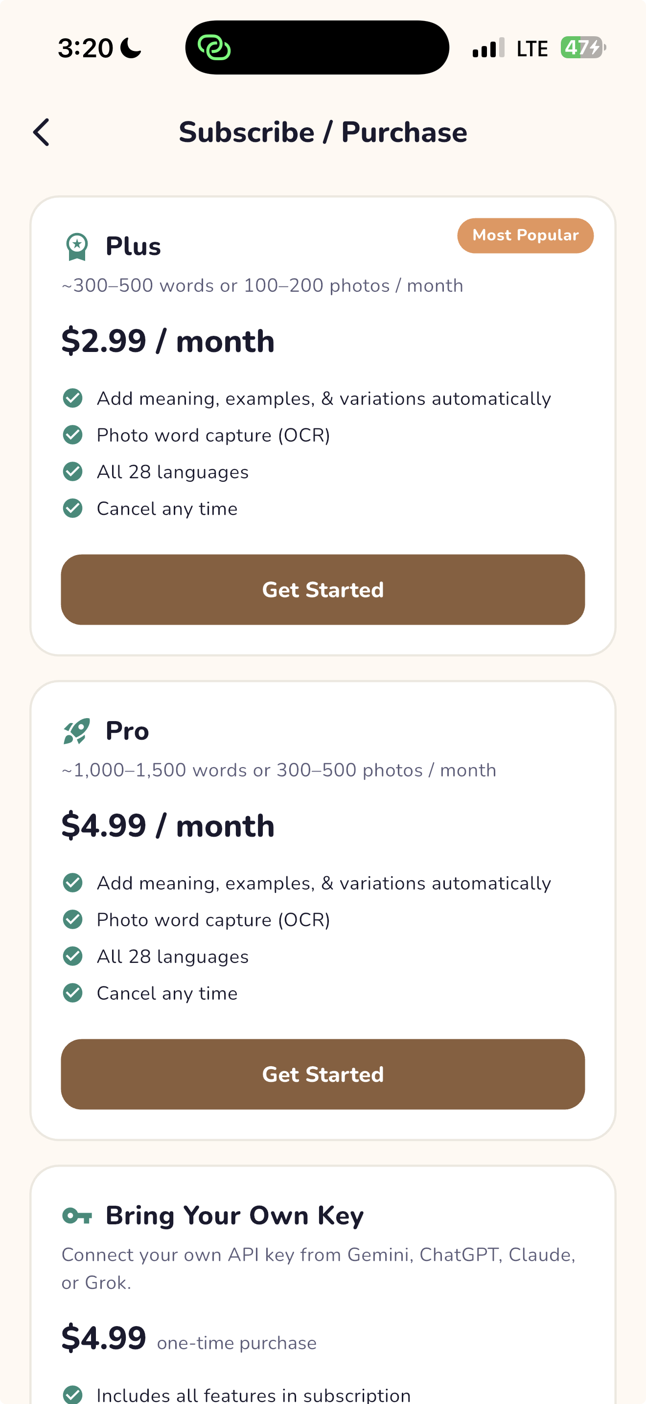 Friendly pricing plans